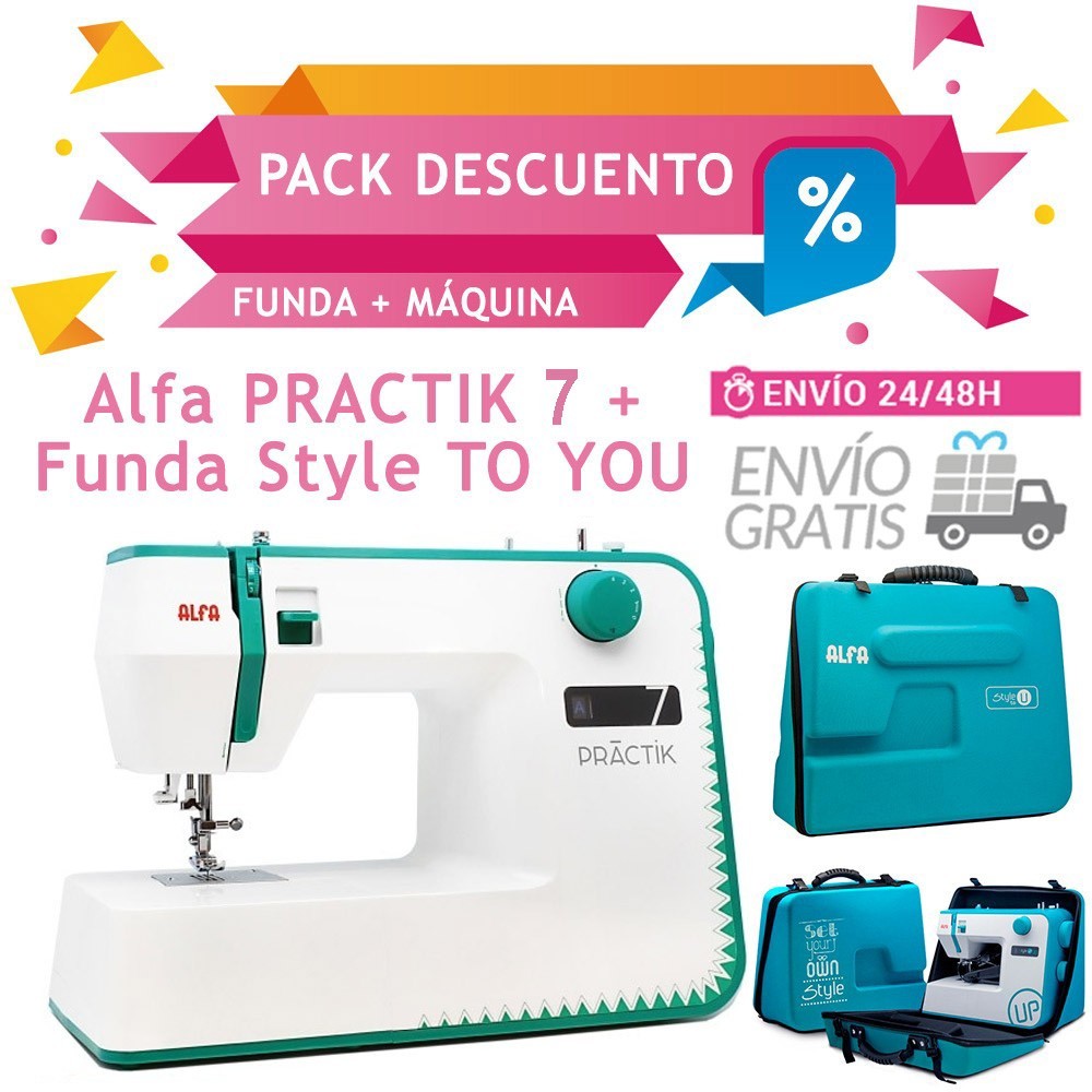 Pack Alfa PRACTIK 7 + Funda STYLE TO U + ENVÍO GRATIS